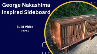 George Nakashima Inspired Sideboard part 2 [upl. by Schober]