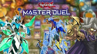 crystal wing dragon VS crystal wing synchro dragon The Winged Dragon Ra YuGiOh Master Duel [upl. by Thedrick550]