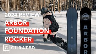 2024 Arbor Foundation Rocker Snowboard Review  Curated [upl. by Broeder]