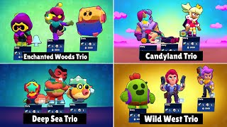 Every Trio Losing amp Winning Animations in Brawl Stars [upl. by Younglove]