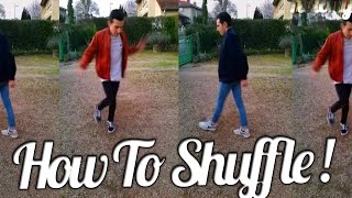 HOW TO SHUFFLE DANCE  CUTTING SHAPES   TUTORIAL [upl. by Dwain]