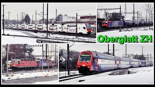 Viel regen und Zugsichtungen bei Oberglatt ZH [upl. by Ahtanamas]