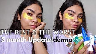 Best amp Worst Derma Co Products Dermaco Review  How to prevent acne correctly ✅ [upl. by Holcomb987]