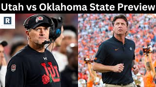 Utah vs Oklahoma State Game Preview  College Football Game Predictions [upl. by Holub931]