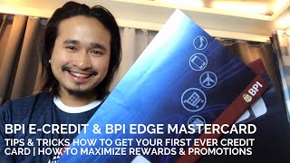 BPI Edge Mastercard Unveiling  Tips to conveniently get your first ever credit card [upl. by Llekcm]