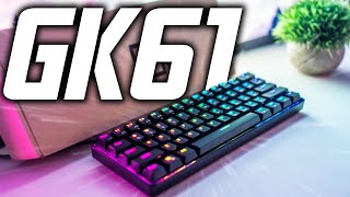 Unboxing and Review  HK GAMING GK61 60 Gateron Optical Mechanical Gaming Keyboard [upl. by Edlitam462]