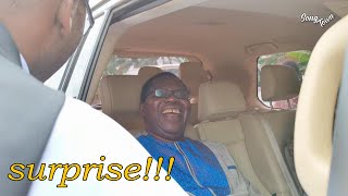 Commander Ebenezer Obey Surprises Labi Obey on his birthday [upl. by Emiaj]