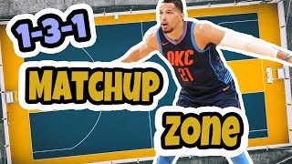 131 Matchup Zone Defense in Basketball [upl. by Anorahs192]