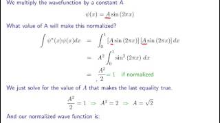 How to Normalize a Wave function in Quantum Mechanics [upl. by Leann39]