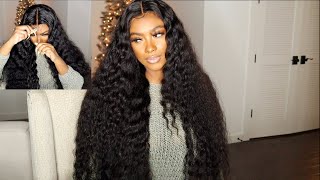 😍Beginner Friendly LOOSE DEEP WAVE WIG QUICK 15MIN INSTALL WIGGINS HAIR [upl. by Africa]