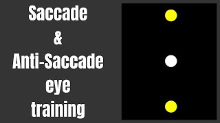 Saccade amp AntiSaccade Eye Training [upl. by Forbes149]