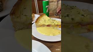 Yum foodie sbarro pizza shortvideo shorts youtubeshorts [upl. by Fondea]