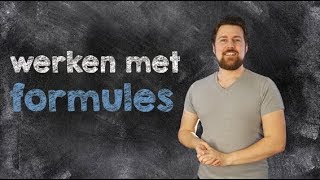 Verbanden  Werken met formules [upl. by Kin]