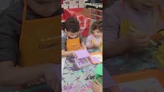 January 2024 Home Depot Kids workshop First time for the little ones [upl. by Hedberg]