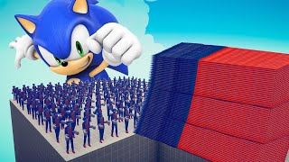 200x SONIC  1x GIANT vs EVERY GOD  Totally Accurate Battle Simulator TABS [upl. by Saimerej]