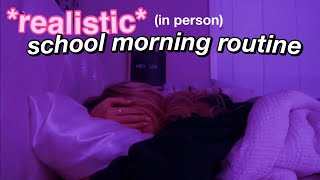 my realistic school morning routine in person [upl. by Gradey]