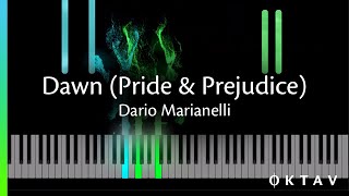 Dawn from Pride amp Prejudice by Dario Marianelli  Piano Tutorial [upl. by Malvin945]