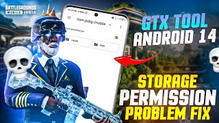 Cant Use This Folder GFX TOOL Problem Fix ANDROID 13  14 [upl. by Adnocahs714]