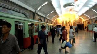 Pyongyang metro Puhung station [upl. by Noach]