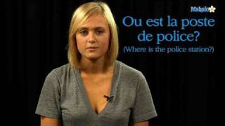 How to Ask For The Police Station in French [upl. by Alyse]