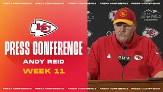 Andy Reid “I think we’re shooting ourselves in the foot”  Week 11 Press Conference [upl. by Asiole]