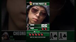 Hitting pocket Aces poker [upl. by Mercado104]