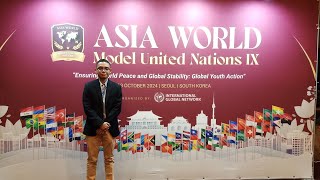 Asia World  Model United Nations IX in Korea October 2024 [upl. by Akino156]