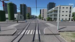 Transport Fever 75 Myoko Straßenbahn  Timelapse [upl. by Felipa]