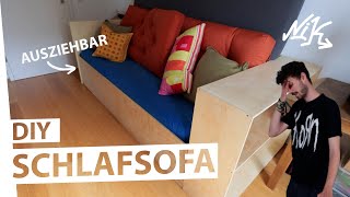 SchlafcouchBettsofa selbst bauen  Anfänger leicht überfordert [upl. by Alfy404]