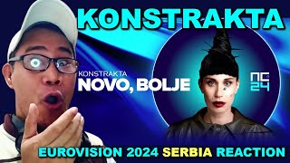 Konstrakta  Novo bolje  Pesma za Evroviziju 2024 REACTION [upl. by Rochella]