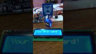 Controlling a servo motor with Arduino using the MFRC522 RFID reader arduino mfrc522rfidreader [upl. by Chill]