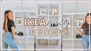 IKEA KALLAX ASSEMBLY  HOW TO ASSEMBLE  Angiebuean [upl. by Maryjane20]