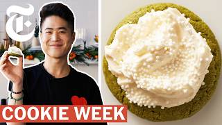 Matcha Latte Cookies  Eric Kim  NYT Cooking [upl. by Laup109]