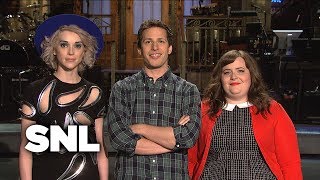 SNL Promo Andy Samberg and St Vincent [upl. by Turmel]