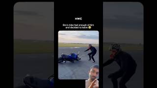 Capri pro max 🤣🤣🤣🤣🤣🤣🤣 funnybiker mt15 superbik superbike sportsbike wheelie funny [upl. by Azeel265]