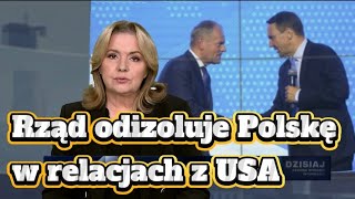 Rząd odizoluje Polskę w relacjach z USA [upl. by Ahsinar123]