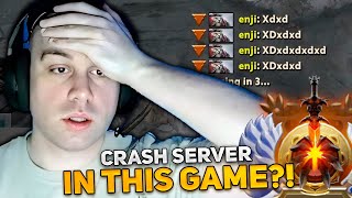 CRASH SERVER in THIS GAME MASON TRYHARD on CLINKZ CARRY and [upl. by Leitao273]