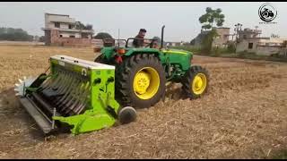 5405 Tractor John Deere with Super Seeder [upl. by Nirehs]