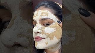 Multani mitti and rose water face pack for glowing skin ✨🌻shortsvideo skincaretipsyoutubeshorts [upl. by Leuqim]