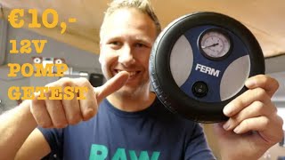 12v Compressor Ferm Review  €995 bij de Action [upl. by Bascomb]