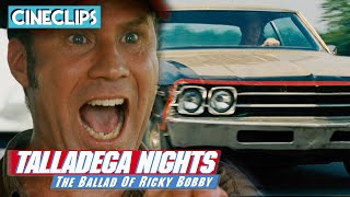 Chased By The Cops  Talladega Nights  CineStream [upl. by Nosreh]