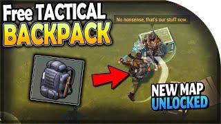 FREE TACTICAL BACKPACK NEW MAP UNLOCKED by WATCHTOWER 2 REPAIR  Last Day on Earth Survival F2P [upl. by Grekin947]