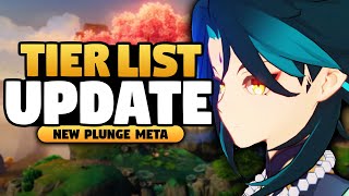 44 TIER LIST UPDATE XIANYUN amp GAMING PLUNGING META  Genshin Impact [upl. by Rydder813]