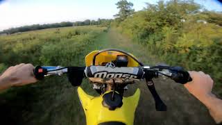 2001 Suzuki DRZ400 Power Wheelies Flybys and Rips [upl. by Anaiq]