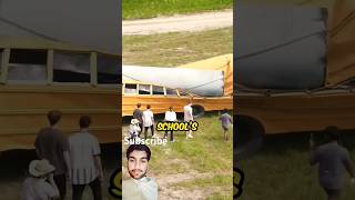 Metal Pipe Vs School Bus MrBeast [upl. by Yarled]