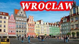 Wroclaw Poland Walking Tour 🇵🇱  Most Beautiful Cities in Poland  Wroclaw 4k Walking Tour 2023 [upl. by Acyssej]