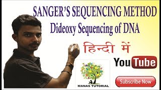 Sanger Sequencing Method dideoxy sequencing of DNAHow Sanger sequencing of DNA sequencing [upl. by Kcirrag474]