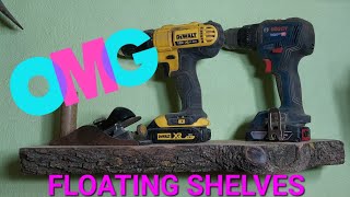 Floating Shelves  Make A Floating Shelf wood diy woodworking [upl. by Anan155]