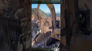 Volvo L330 Loader Terex Crusher Caterpillar Dumper  SotiriadisLabrianidis Quarry Works 4k [upl. by Gnuhc]