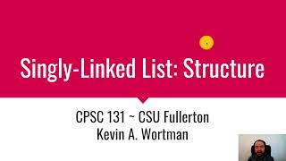 SinglyLinked List Structure [upl. by Nytsyrk]